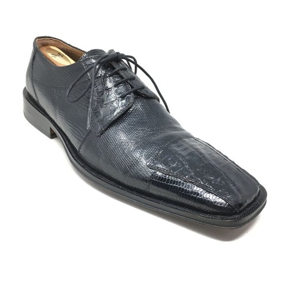 David Eden Oxfords Shoes Size 9.5 Black Croc Liz main image 8